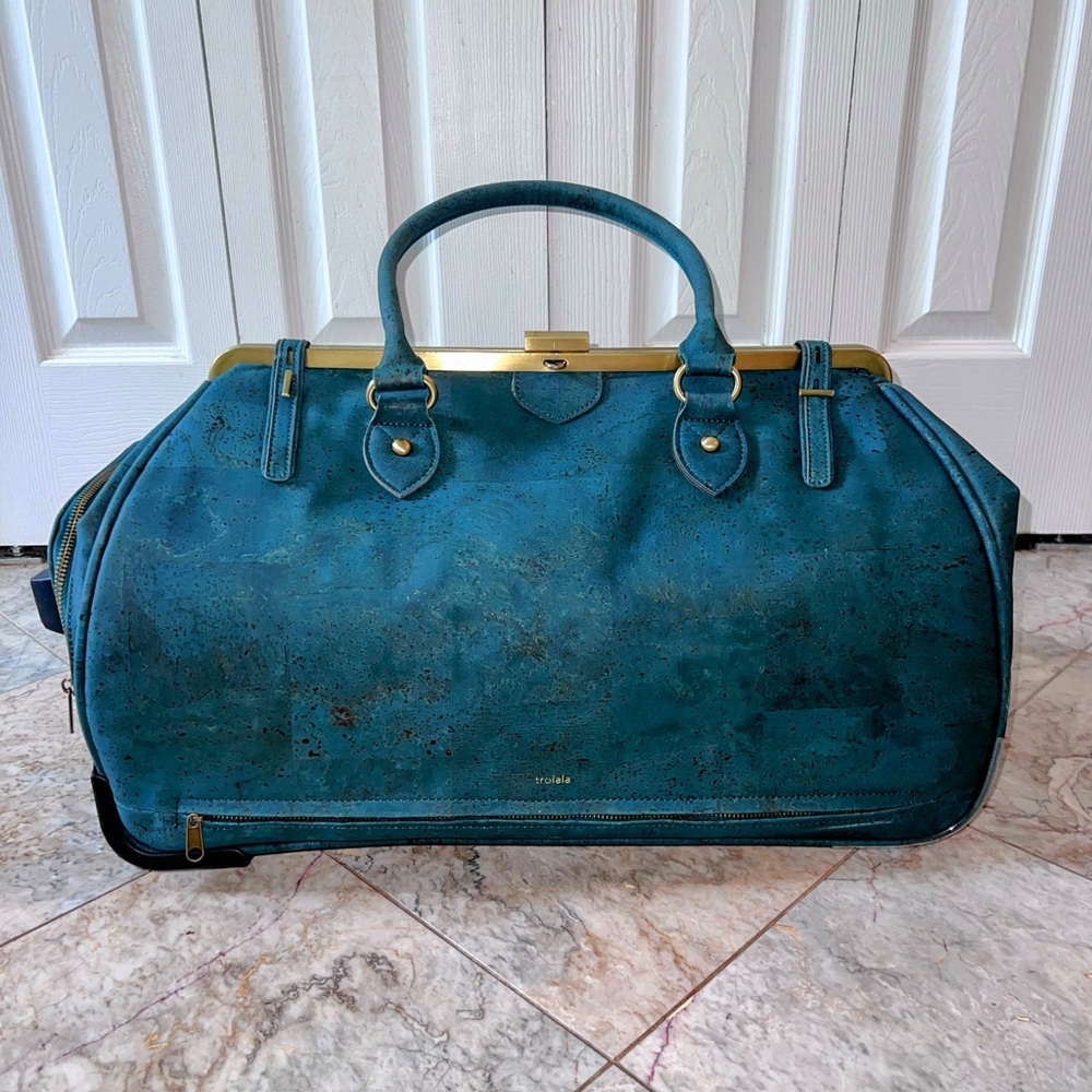 NWOT Laflore Trolala Weekend Trolley, Emerald